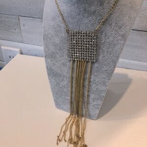 —2/$30— Gold and rhinestone necklace​